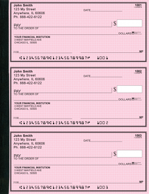 Pink Safety Secretary Deskbook Checks | SDB-PS