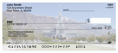 Mt. Timpanoga Temple Personal Checks | TEM-10