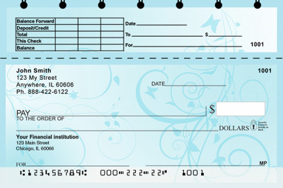 Vine Top Stub Personal Checks | TSGEO-10