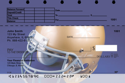 Football Top Stub Personal Checks | TSSPO-05