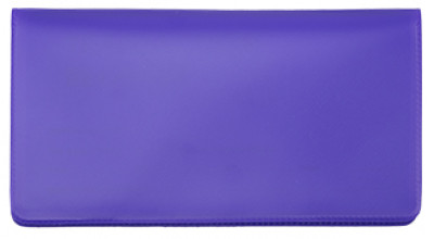 Purple Vinyl Checkbook Cover | VCB-PUR01