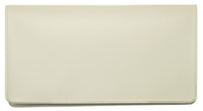 Beige Vinyl Checkbook Cover | VCB-TAN01