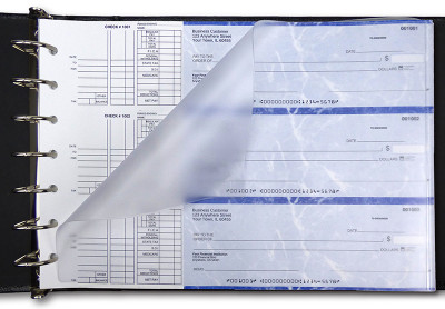 Frosted Business Check Divider | VCP-02