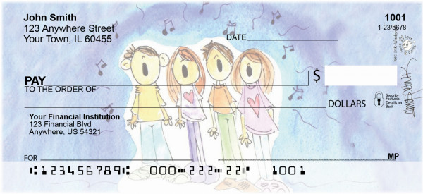 Joyful Jingles Personal Checks by Amy S. Petrik | AMY-11