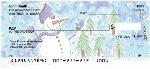 Winter Wonderland Personal Checks by Amy S. Petrik | AMY-14