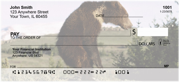 Bears in the Wild Personal Checks | ANI-10