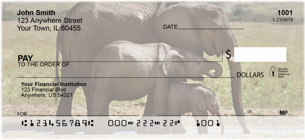 Elephants Personal Checks | ANI-22