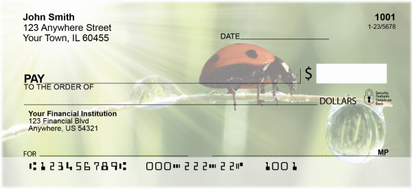 Ladybugs Personal Checks | ANI-32