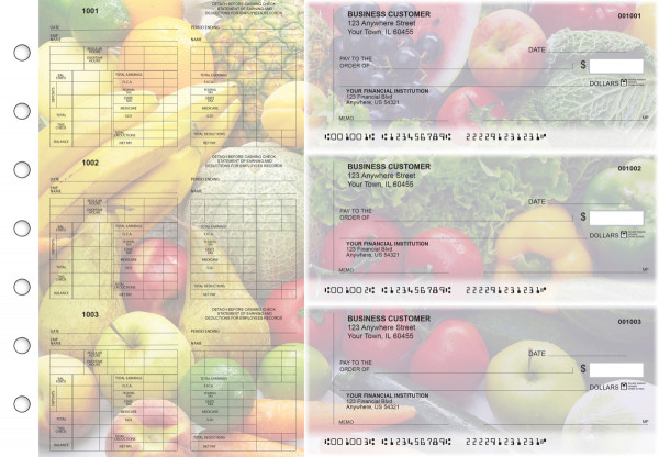 Fresh Produce Multi-Purpose Counter Signature Business Checks | BU3-7CDS09-MPC