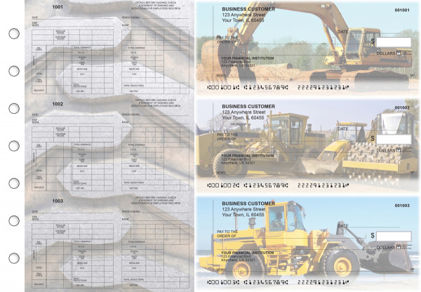 Construction Multi-Purpose Counter Signature Business Checks | BU3-7CDS10-MPC