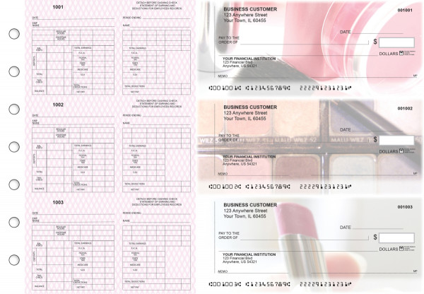 Makeup Multi-Purpose Counter Signature Business Checks | BU3-7CDS12-MPC