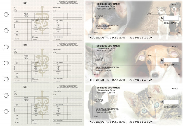 Veterinarian Multi-Purpose Counter Signature Business Checks | BU3-7CDS14-MPC