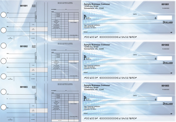 Digital Disbursement Payroll Designer Business Checks | BU3-7CDS15-FSP