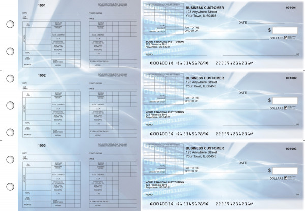 Digital Multi-Purpose Corner Voucher Business Checks | BU3-7CDS15-MPV