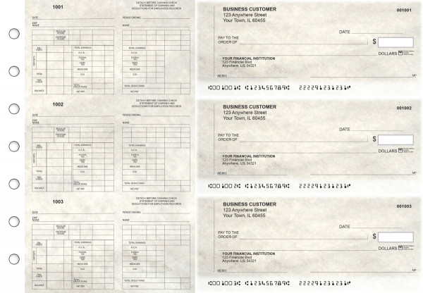 Granite Multi-Purpose Counter Signature Business Checks | BU3-7CDS16-MPC