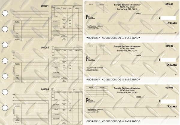 Iron Multipurpose Invoice Payroll Designer Business Checks | BU3-7CDS18-MIP