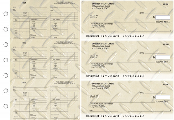 Iron Multi-Purpose Counter Signature Business Checks | BU3-7CDS18-MPC