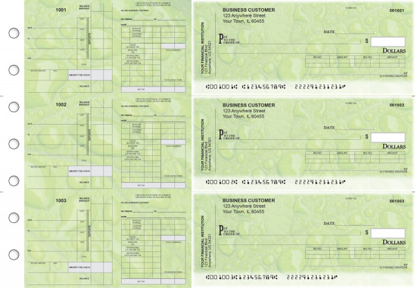 Leaf Payroll Invoice Business Checks | BU3-7CDS19-PIN