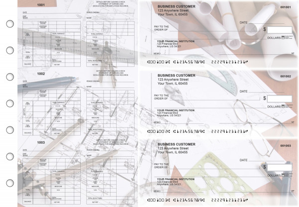 Architect Multi-Purpose Counter Signature Business Checks | BU3-7CDS27-MPC