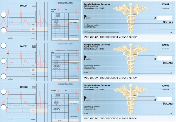 Medical Disbursement Payroll Designer Business Checks | BU3-7CDS30-FSP