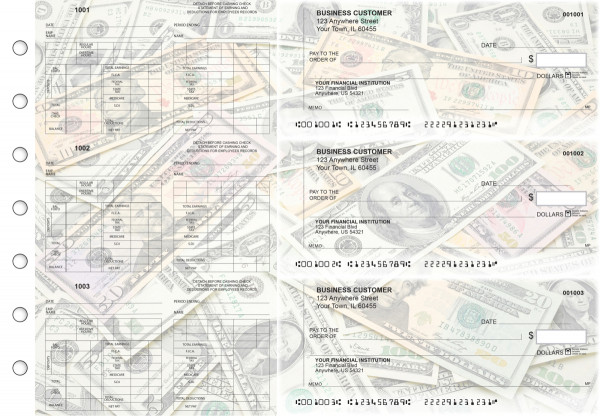 Money Multi-Purpose Counter Signature Business Checks | BU3-7CDS31-MPC