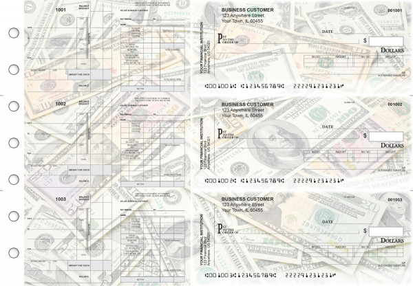Money Payroll Invoice Business Checks | BU3-7CDS31-PIN