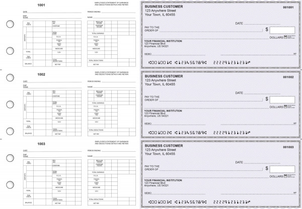 Purple Safety Multi-Purpose Hourly Voucher Business Checks | BU3-7USF01-MPH