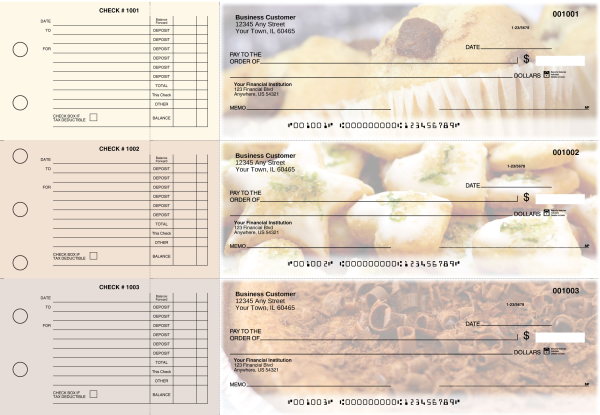 Bakery Accounts Payable Designer Business Checks | BU3-CDS02-DED