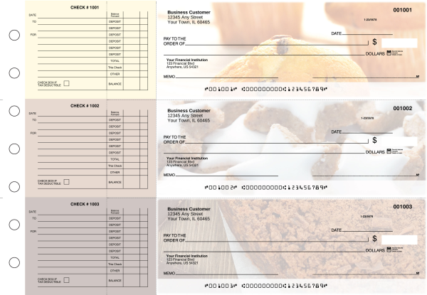Bakery Accounts Payable Designer Business Checks | BU3-CDS02-DED