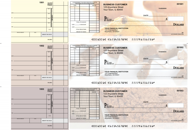 Bakery Itemized Invoice Business Checks | BU3-CDS02-TNV