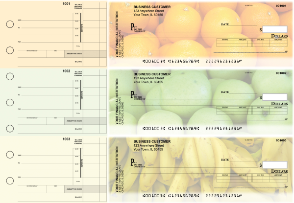 Fruit Invoice Business Checks | BU3-CDS03-INV