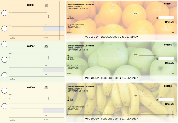Fruit Standard Disbursement Designer Business Checks | BU3-CDS03-SDS