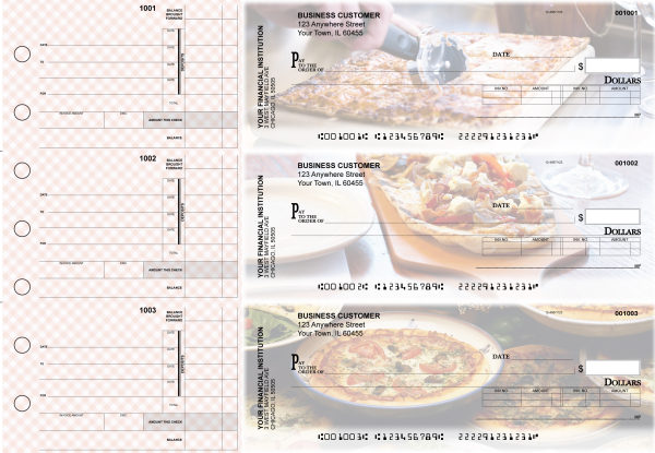 Pizza Invoice Business Checks | BU3-CDS08-INV