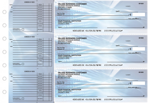 Digital Accounts Payable Designer Business Checks | BU3-CDS15-DED