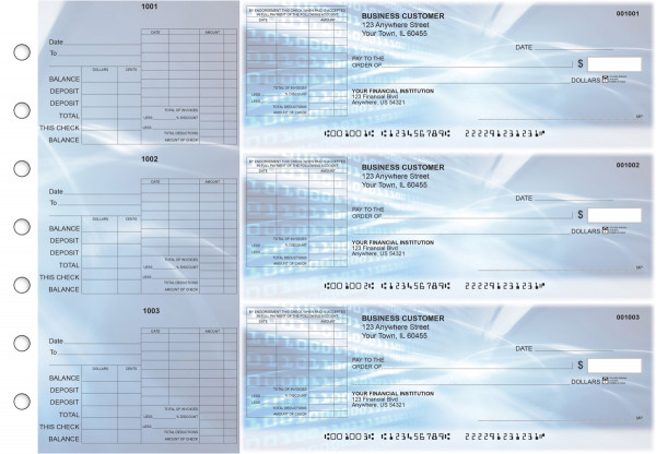 Digital General Itemized Invoice Business Checks | BU3-CDS15-GII