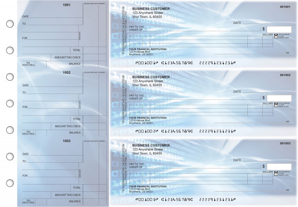 Digital Itemized Counter Signature Business Checks | BU3-CDS15-ICS