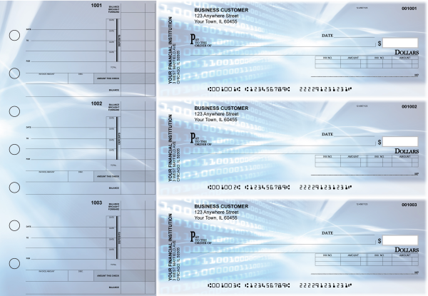 Digital Invoice Business Checks | BU3-CDS15-INV