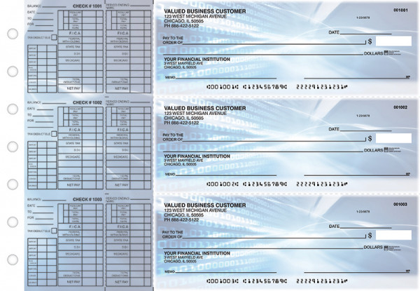 Digital Payroll Designer Business Checks  | BU3-CDS15-PAY