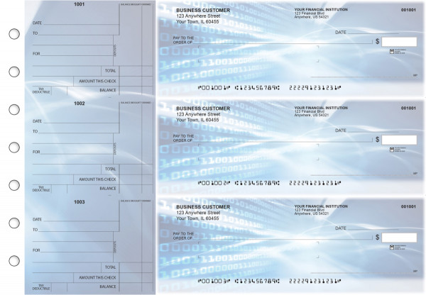 Digital Standard Mailer Business Checks | BU3-CDS15-SML