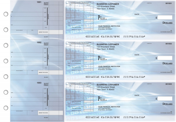 Digital Itemized Invoice Business Checks | BU3-CDS15-TNV
