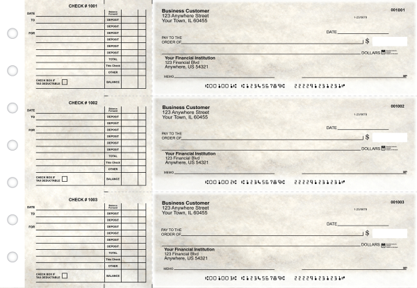 Granite Accounts Payable Designer Business Checks | BU3-CDS16-DED