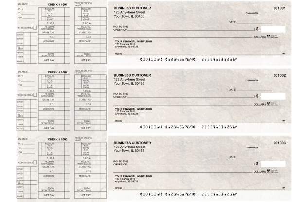 Granite Payroll Designer Business Checks | BU3-CDS16-PAY