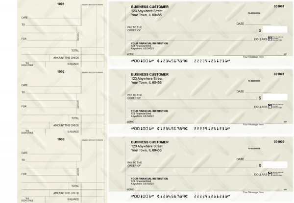 Iron Standard Counter Signature Business Checks | BU3-CDS18-SCS