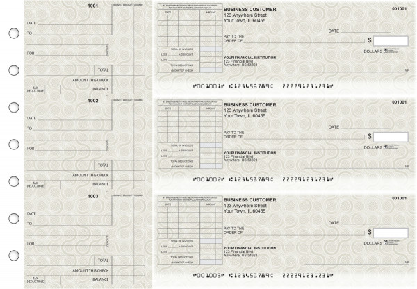 Circuit Standard Itemized Invoice Business Checks | BU3-CDS22-SII