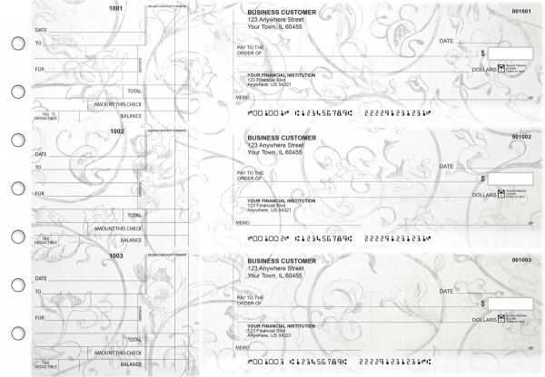 Vintage Standard Counter Signature Business Checks | BU3-CDS25-SCS