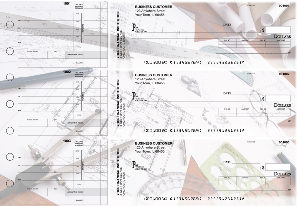 Architect Invoice Business Checks | BU3-CDS27-INV