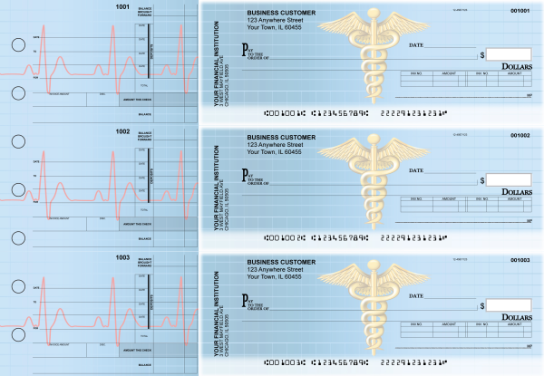 Medical Invoice Business Checks | BU3-CDS30-INV