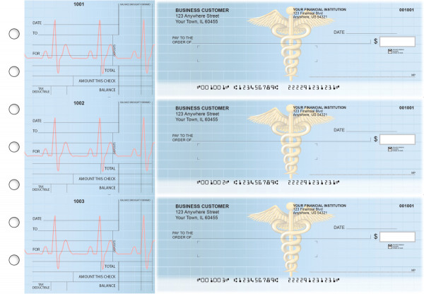 Medical Standard Mailer Business Checks | BU3-CDS30-SML