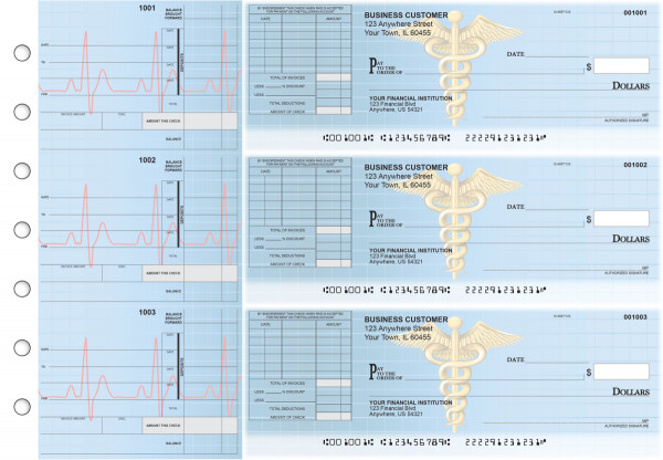 Medical Itemized Invoice Business Checks | BU3-CDS30-TNV