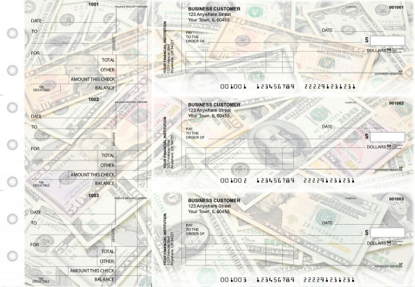 Money Standard Invoice Business Checks | BU3-CDS31-SNV